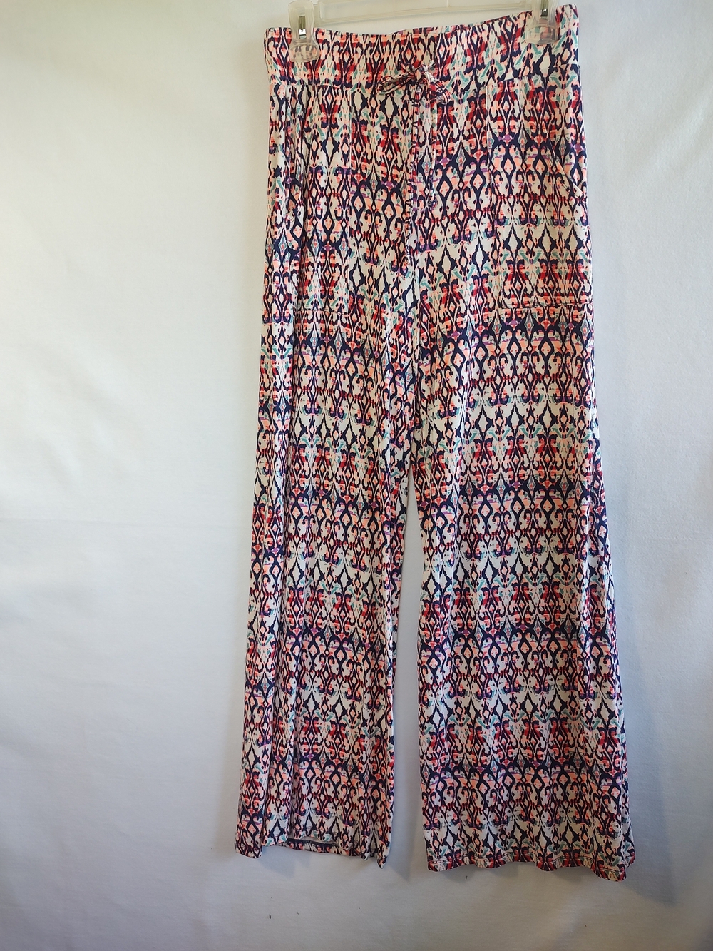 French Laundry High Rise Multi-Color Printed Wide-Leg Lounge Palazzo Pants